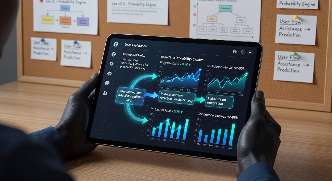 Support representative reviewing live probability data during a user assistance session in a betting app