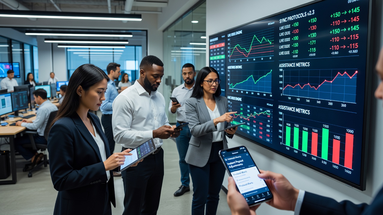 Support dashboard illustrating real-time NBA line changes coordinated with assistance protocols on portable betting apps