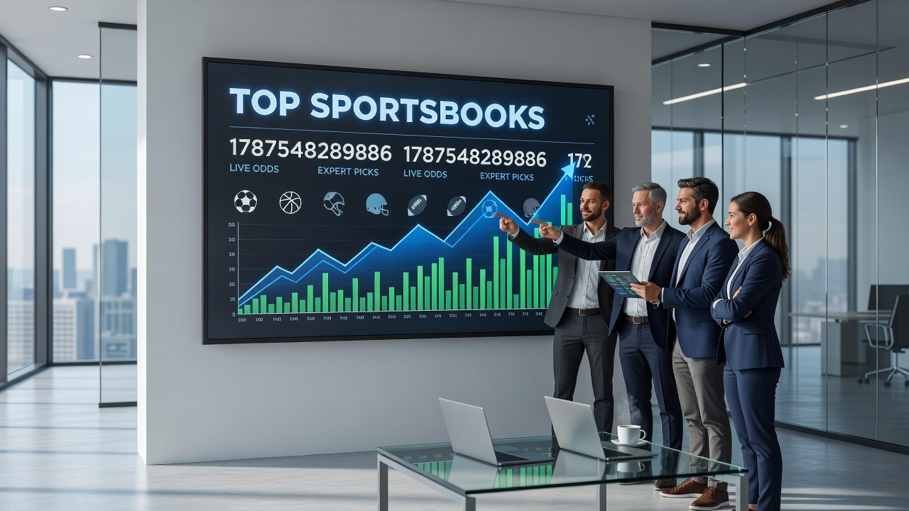Close-up view of sportsbook app dashboard displaying live odds and deposit options for professional sports events